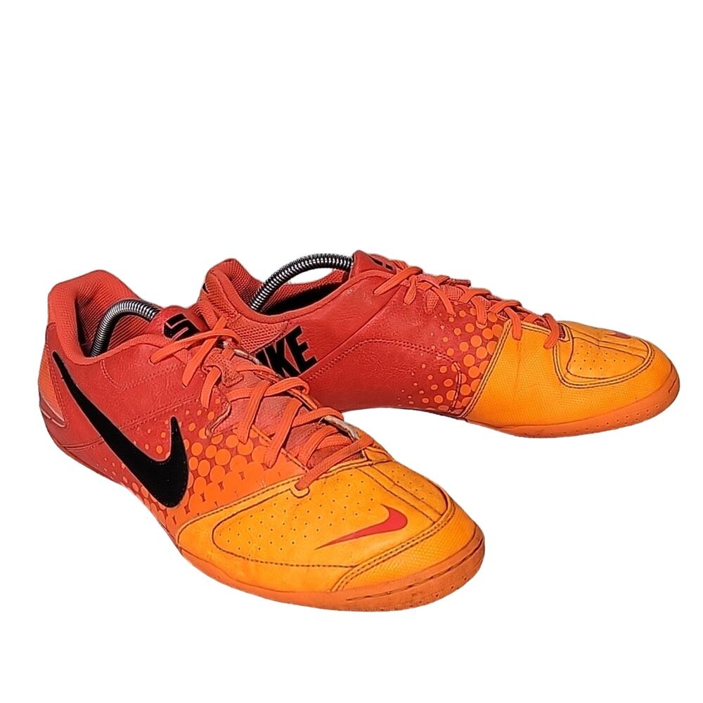 Nike Elastico Pro 11 Indoor Soccer Shoes Orange Mens Size 12